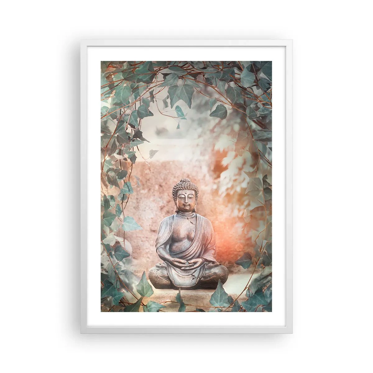 Plakat w białej ramie - Radosna harmonia - 50x70 cm