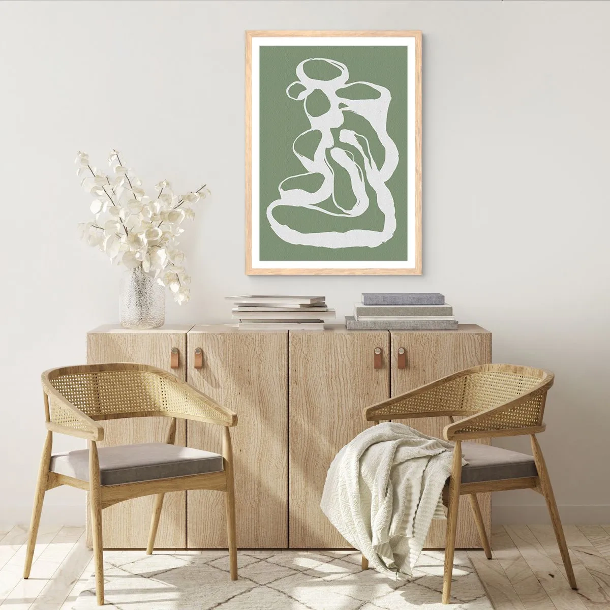 Plakat w ramie jasny dąb - Wołanie przestrzeni - 30x40 cm