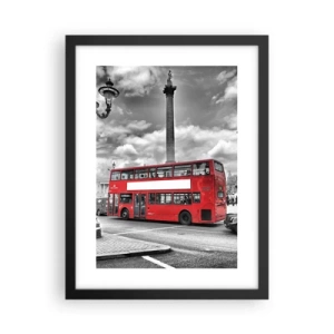 Plakat w czarnej ramie - Prawdziwy krwioobieg miasta - 30x40 cm