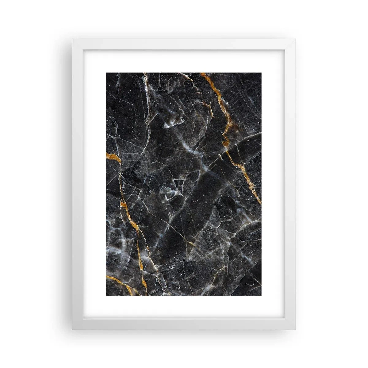 Plakat w białej ramie - Wewnętrzne życie kamienia - 30x40 cm