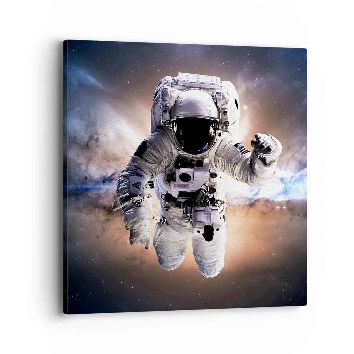 Obraz na płótnie - Pozdrowienia z kosmosu - 40x40 cm