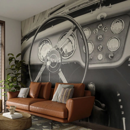 Fototapeta Premium Canvas - Marzenie kolekcjonera - Samochód, Vintage, Motoryzacja - 300x210 cm