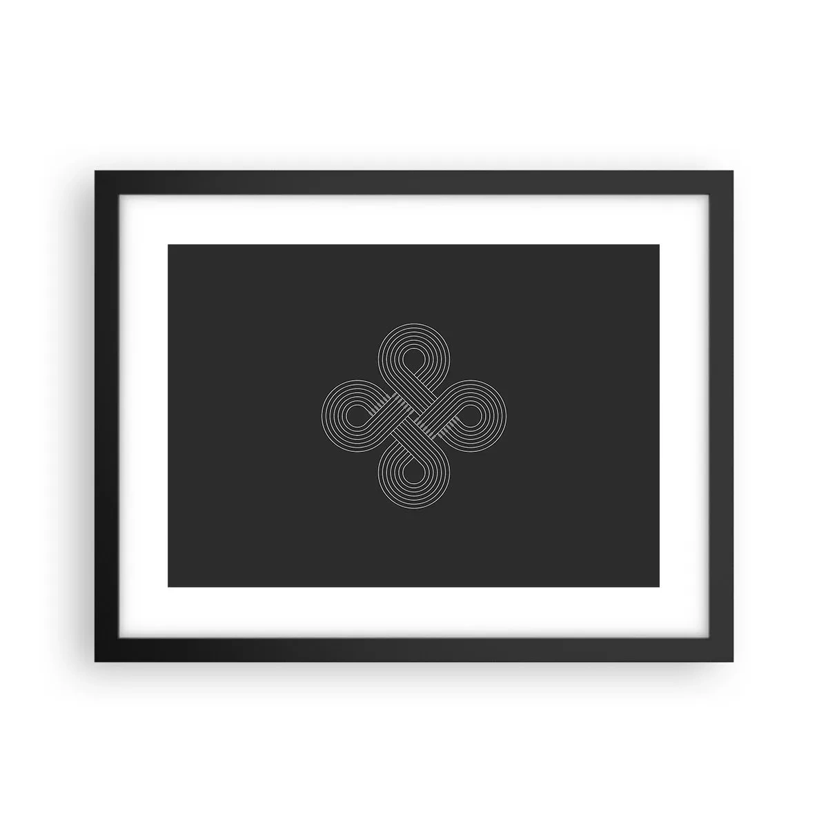 Plakat w czarnej ramie - W duchu celtyckim - 40x30 cm