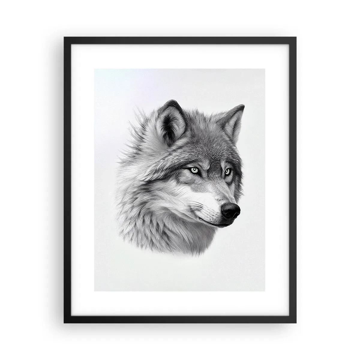 Plakat w czarnej ramie - Alfa – bez wątpienia - 40x50 cm