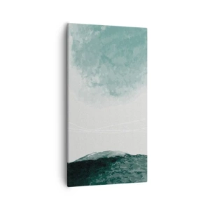 Obraz na płótnie - Spotkanie z mgłą - 55x100 cm