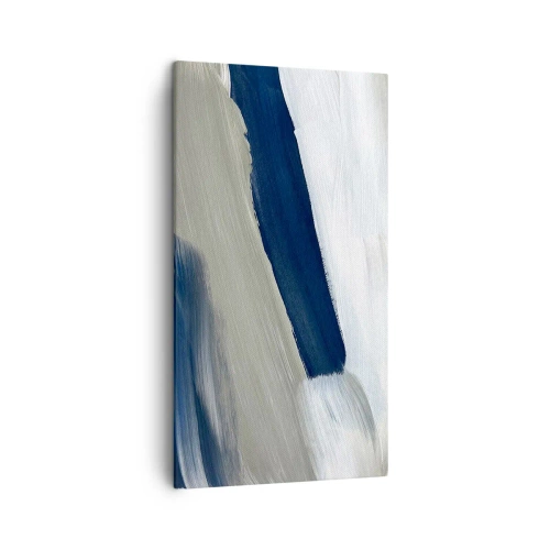 Obraz na płótnie - Spotkanie z bielą - 45x80 cm