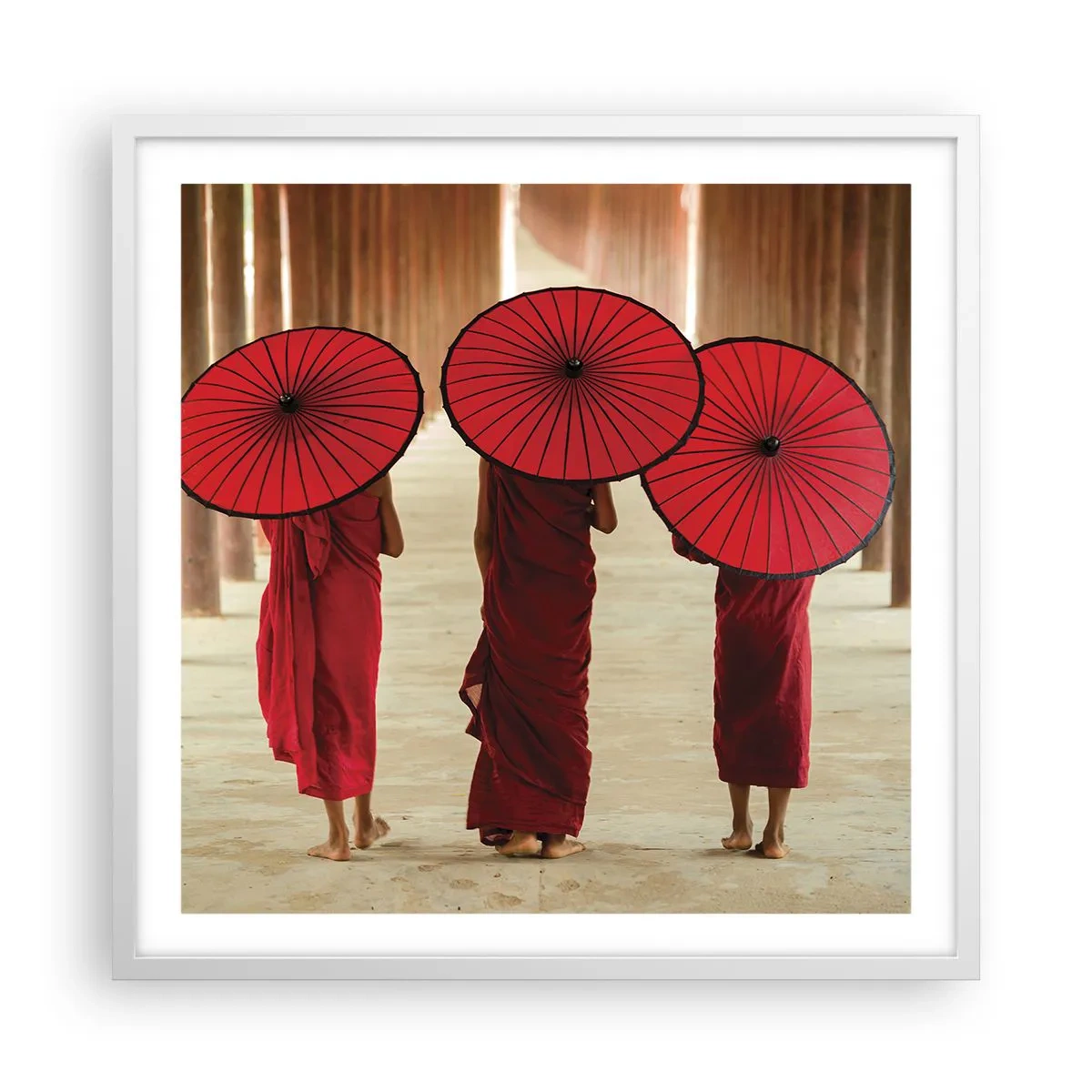 Plakat w białej ramie - W drodze do Czystej Krainy - 60x60 cm