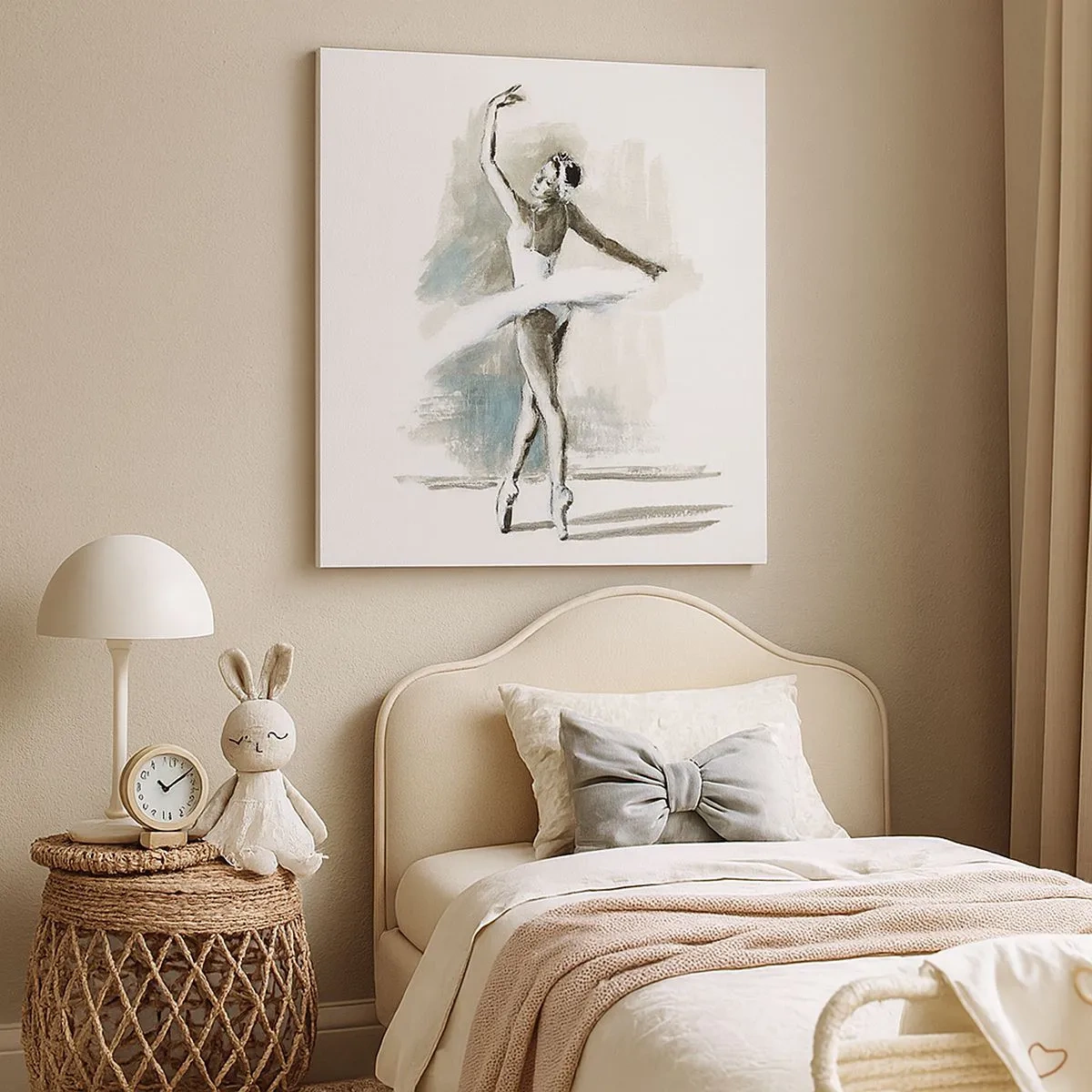 Obraz na płótnie - Zaklęta w łabędzia - 30x30 cm