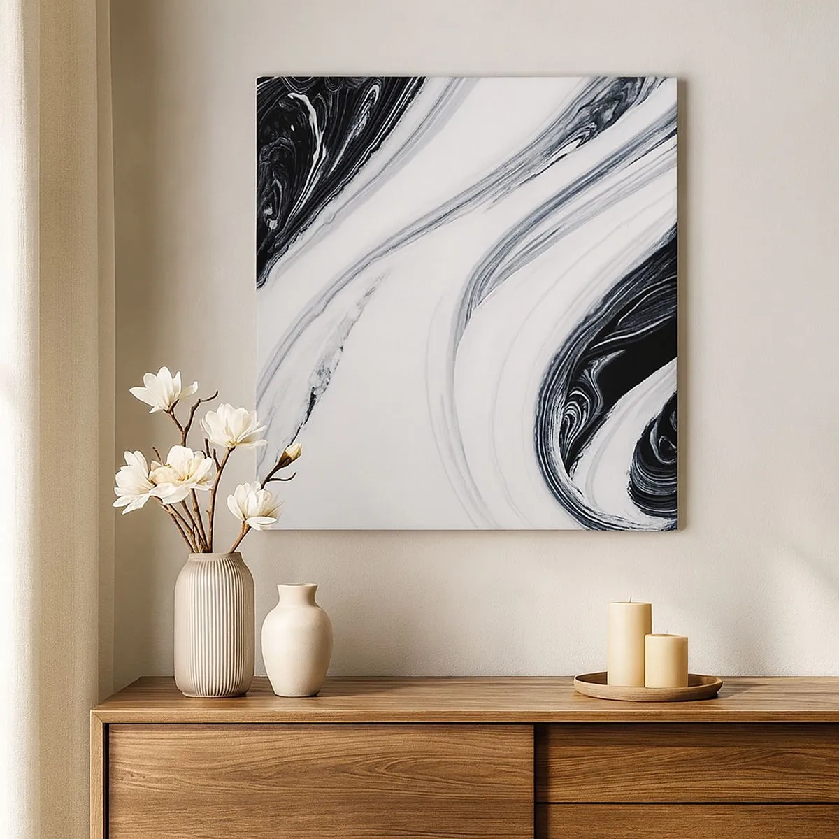 Obraz na płótnie - Połączenie przeciwieństw - 30x30 cm