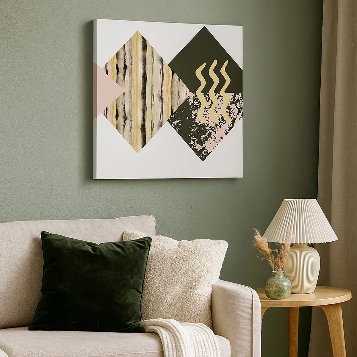 Obraz na płótnie - Nie takie proste - 30x30 cm