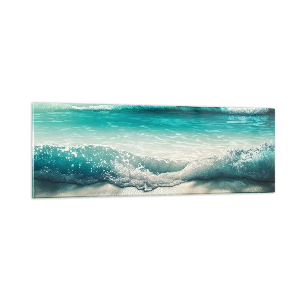 Obraz na szkle - Spokój oceanu - 90x30 cm