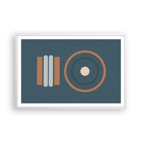 Plakat w białej ramie - Istota rzeczy - 91x61 cm