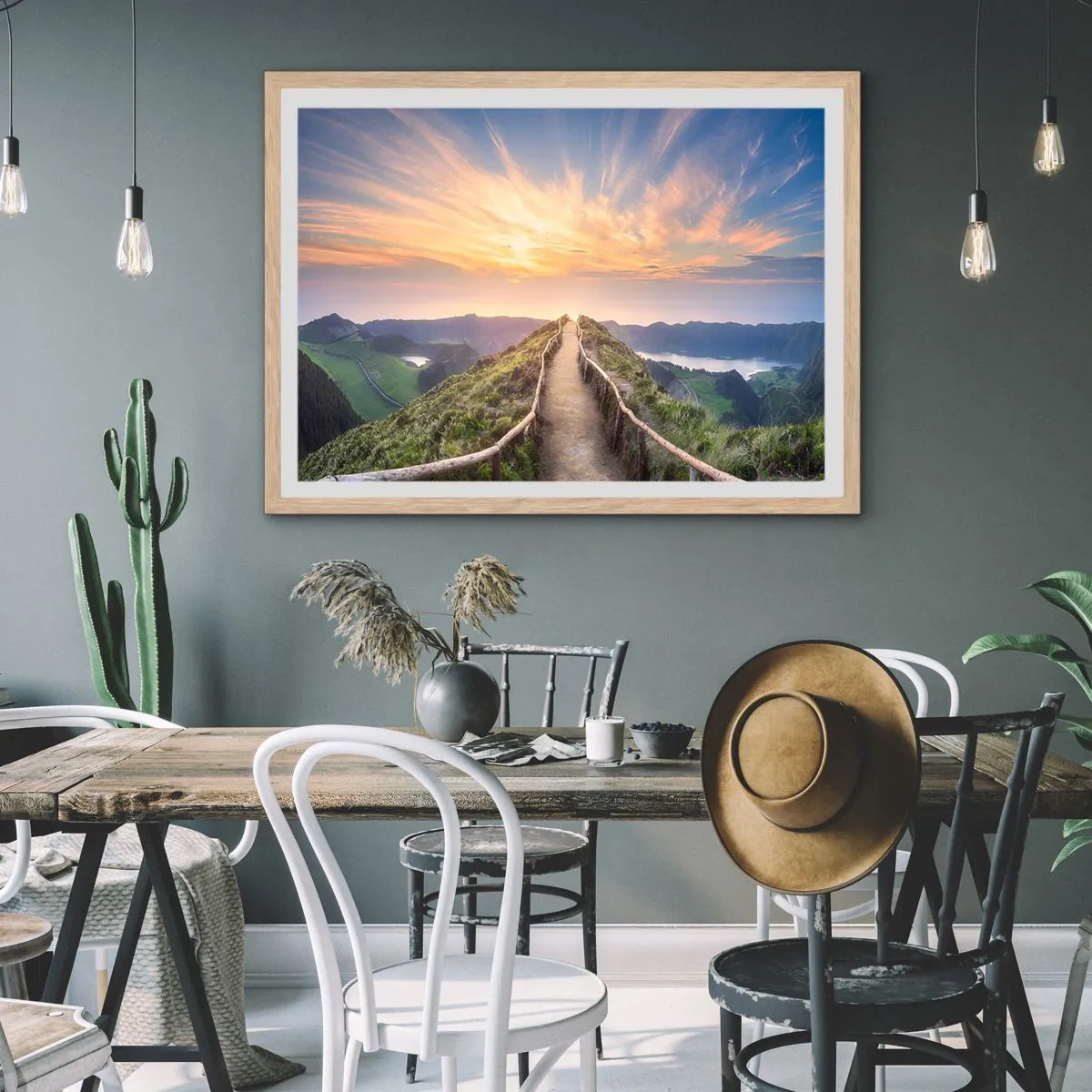Plakat w ramie jasny dąb - Blisko nieba - 70x50 cm