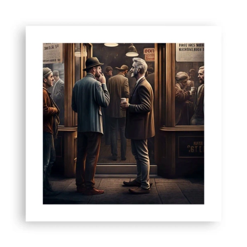 Plakat - Dobra chwila dnia - 40x40 cm