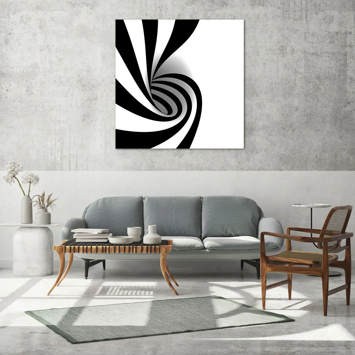 Obraz na szkle - A jednak się kręci - 60x60 cm