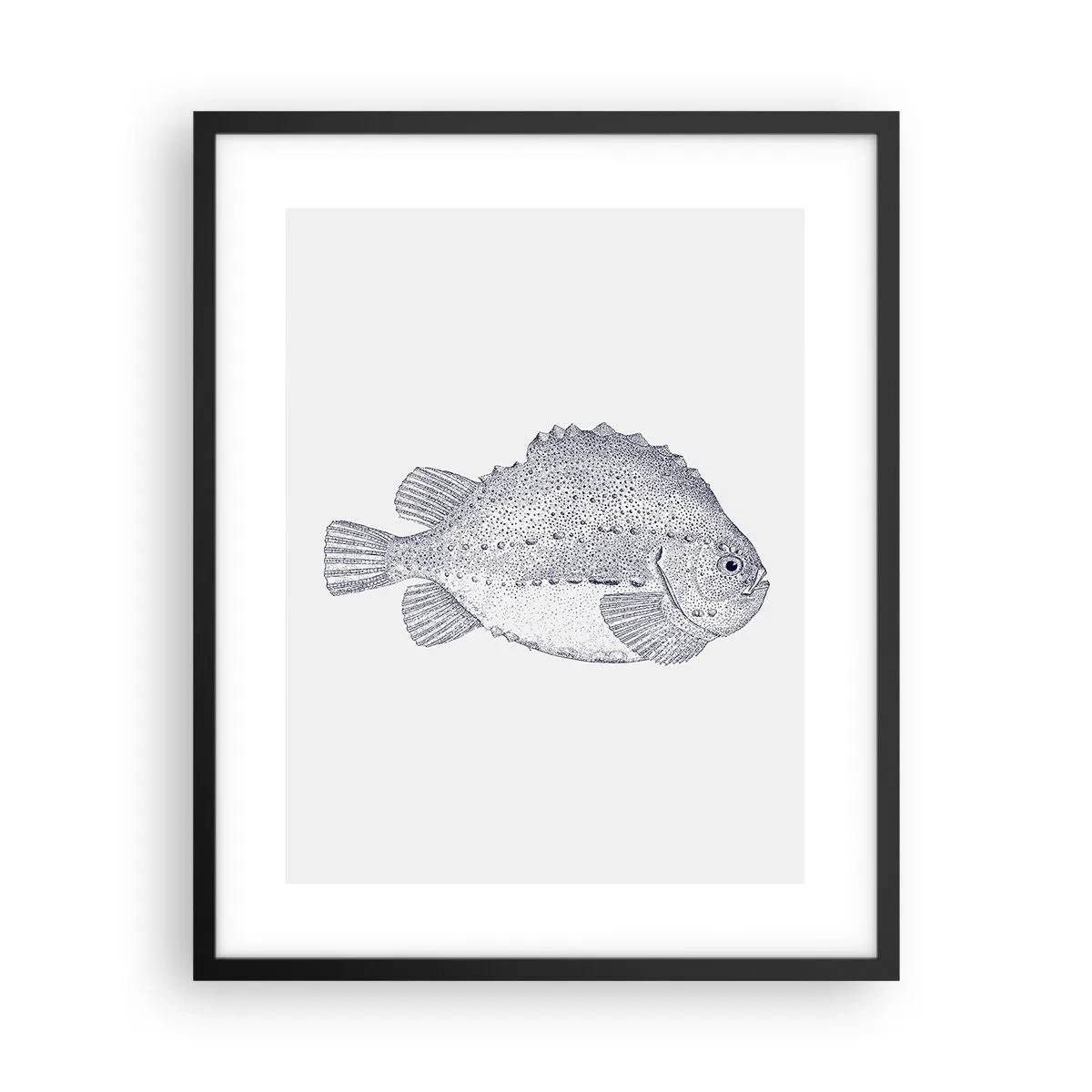 Plakat w czarnej ramie - Do albumu przyrodnika - 40x50 cm