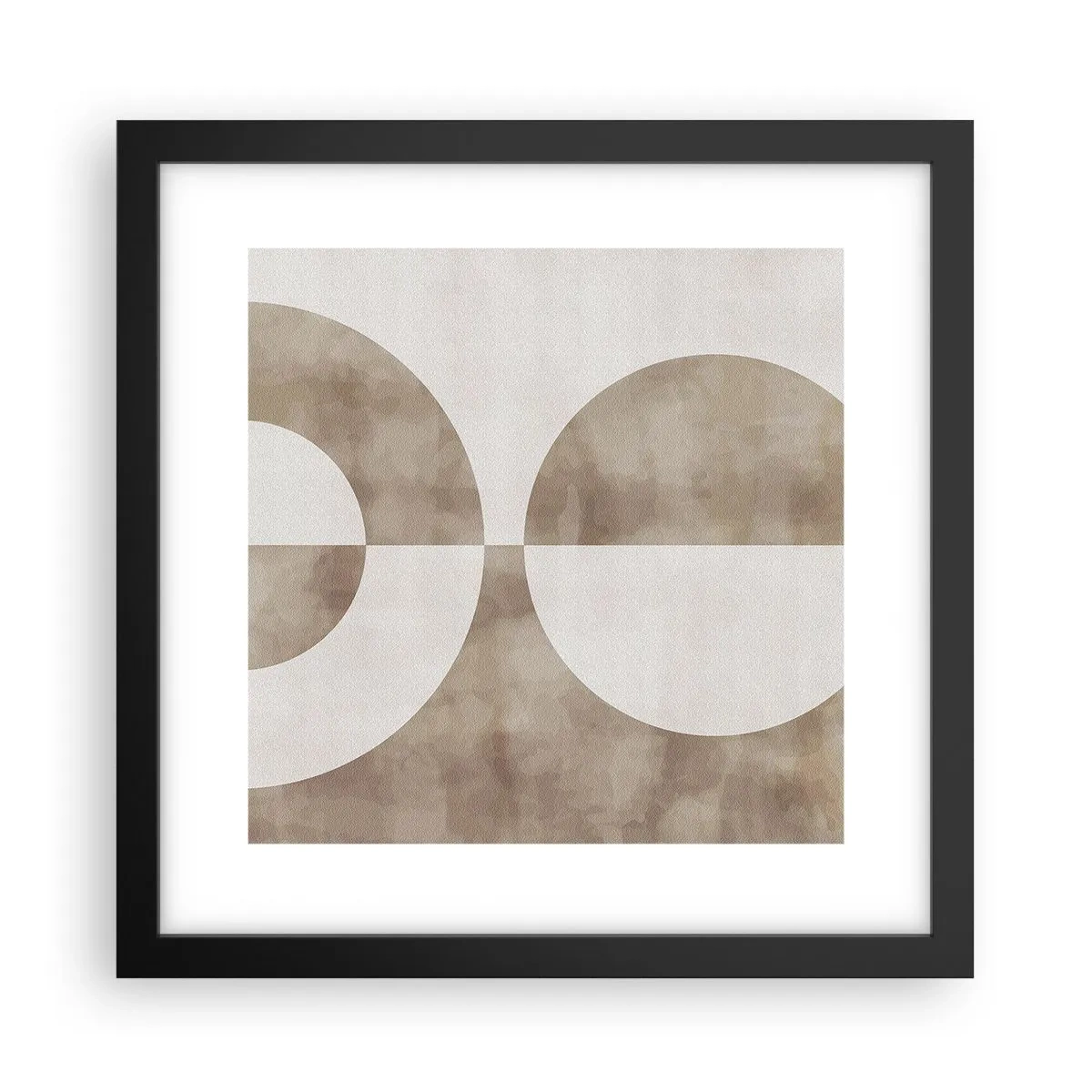 Plakat w czarnej ramie - Podobieństwa i różnice - 30x30 cm