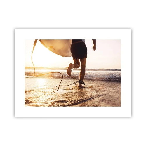 Plakat - Na spotkanie fali - 40x30 cm