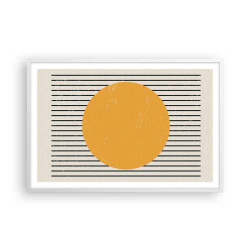 Plakat w białej ramie - Siła prostoty - 91x61 cm