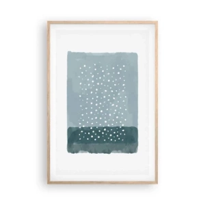 Plakat w ramie jasny dąb - Wyrosłe na błękicie - 61x91 cm