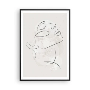 Plakat w czarnej ramie - Zarys marzenia - 70x100 cm