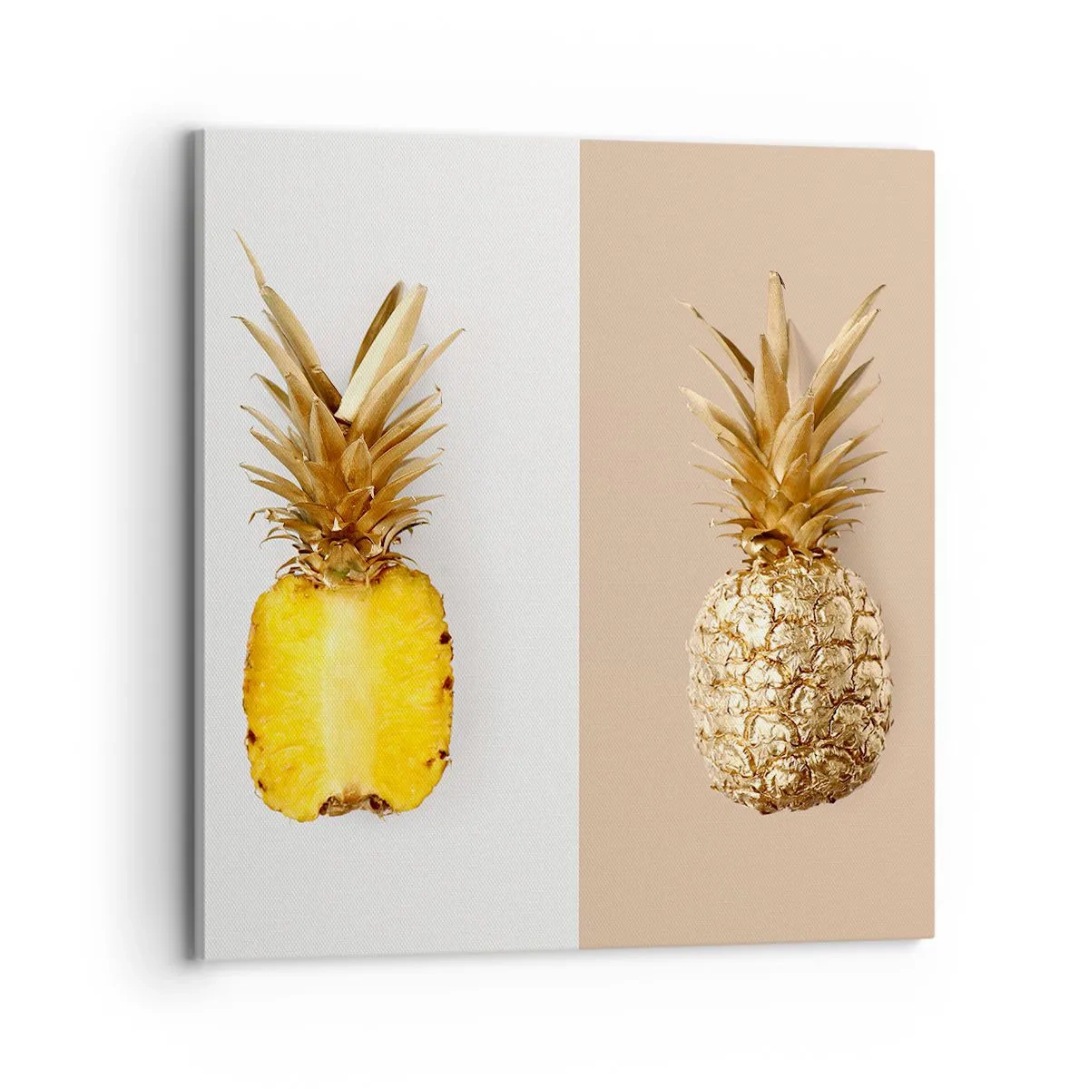 Obraz na płótnie - Ananas dla nas - 70x70 cm