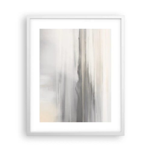 Plakat w białej ramie - Zamyślona dal - 40x50 cm