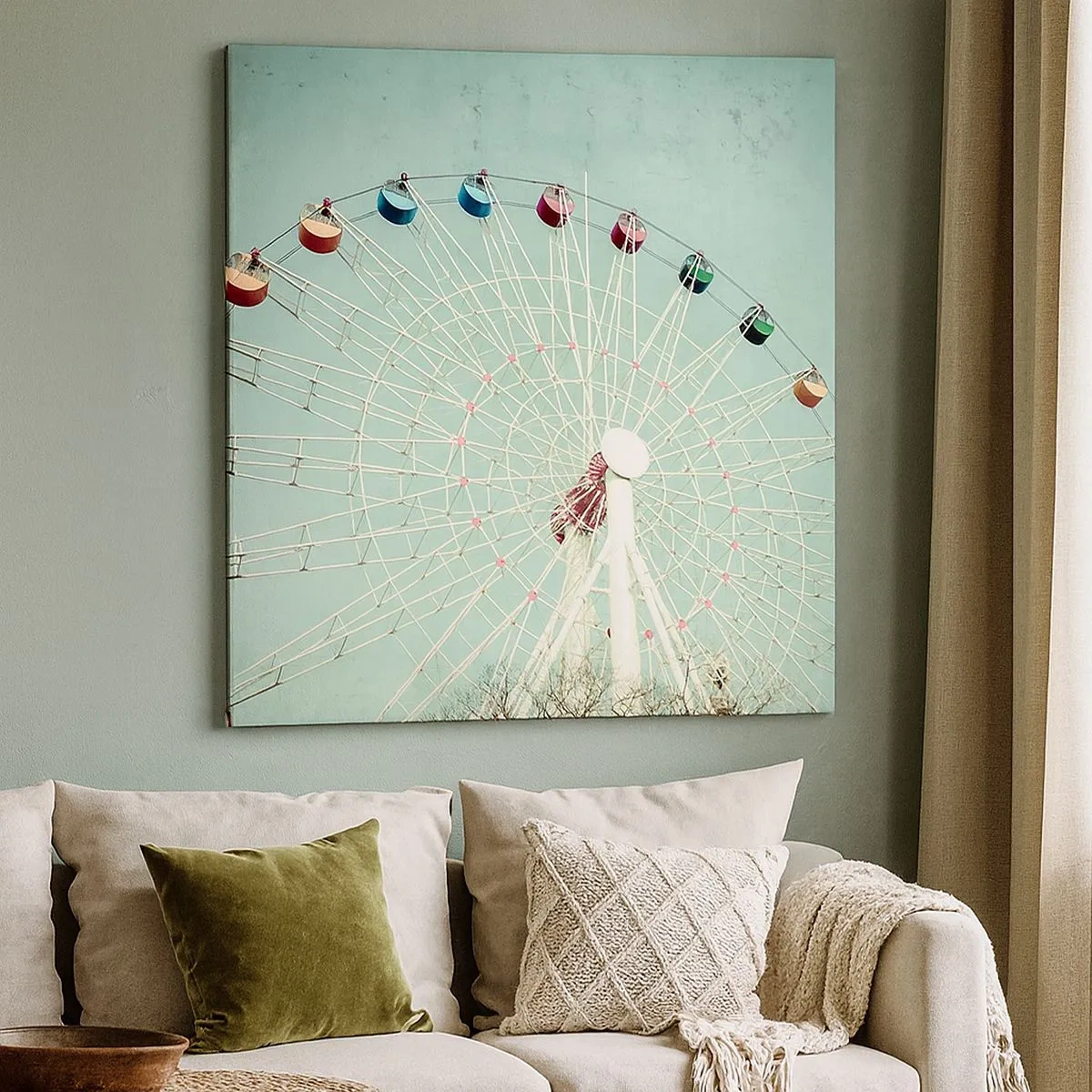 Obraz na płótnie - Zapraszamy do zabawy - 30x30 cm