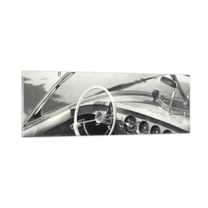 Obraz na szkle - Pogoda dla bogaczy - 90x30 cm