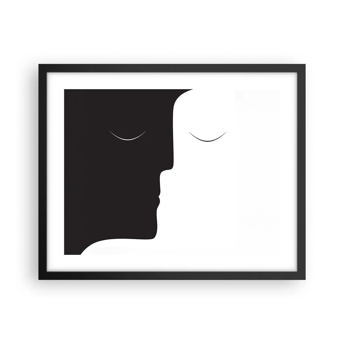 Plakat w czarnej ramie - Jedność przeciwieństw - 50x40 cm