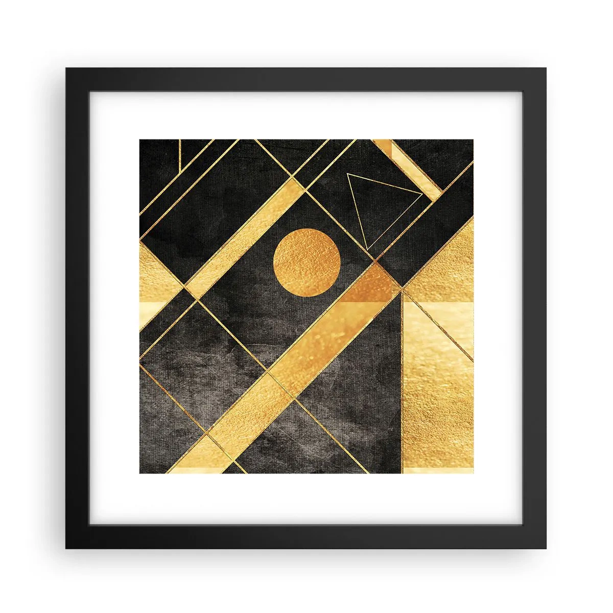 Plakat w czarnej ramie - Słońce pustyni - 30x30 cm