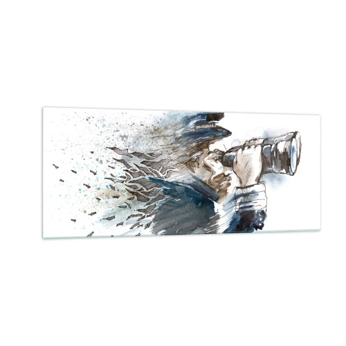 Obraz na szkle - Dziesięć w skali Beauforta! - 100x40 cm