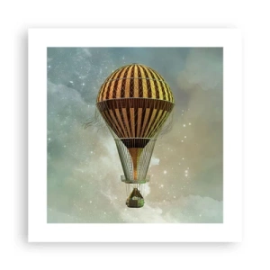 Plakat - Pionierskie loty - 40x40 cm