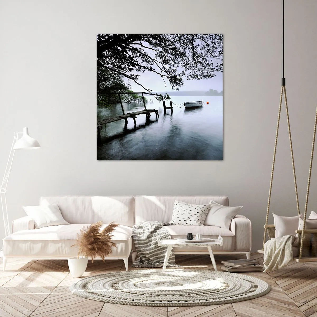 Obraz na płótnie - Już odpoczywasz - 40x40 cm