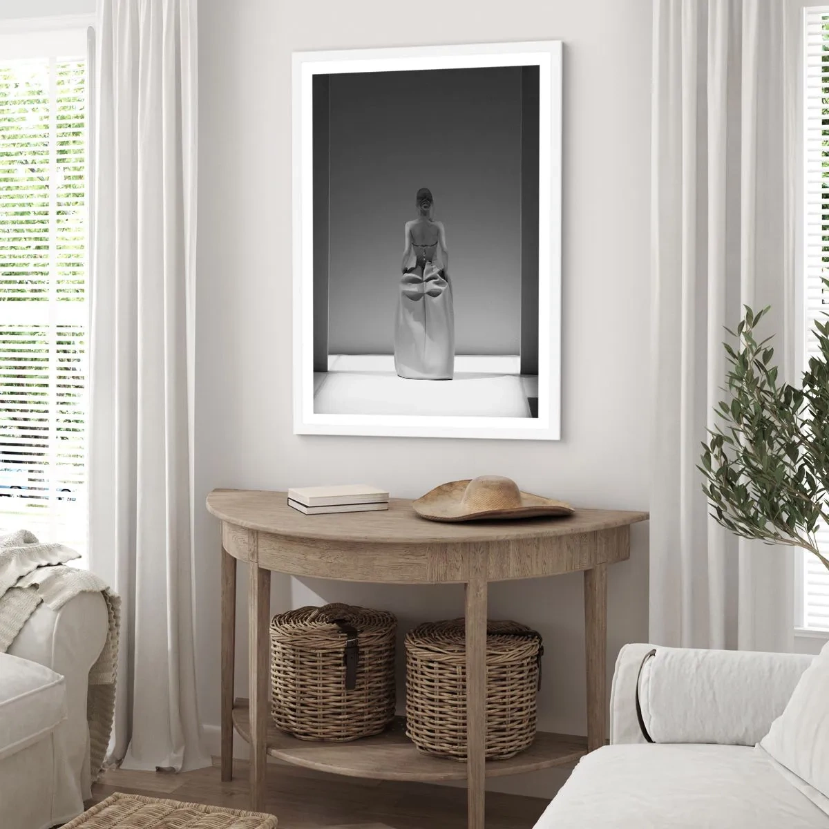 Plakat w białej ramie - Wyrafinowana prostota - 50x70 cm