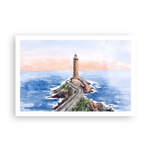 Plakat - Zwrócona ku morzu - 91x61 cm