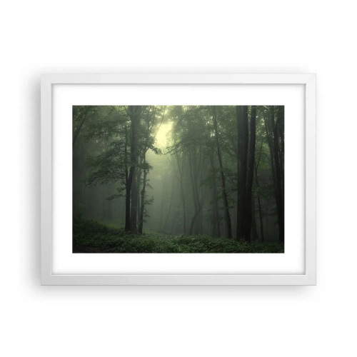 Plakat w białej ramie - Zanim się obudzi - 40x30 cm