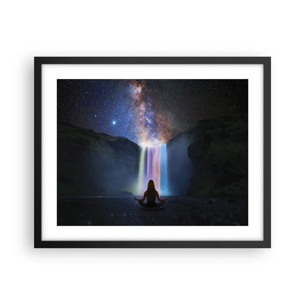 Plakat w czarnej ramie - Absolutna harmonia - 50x40 cm