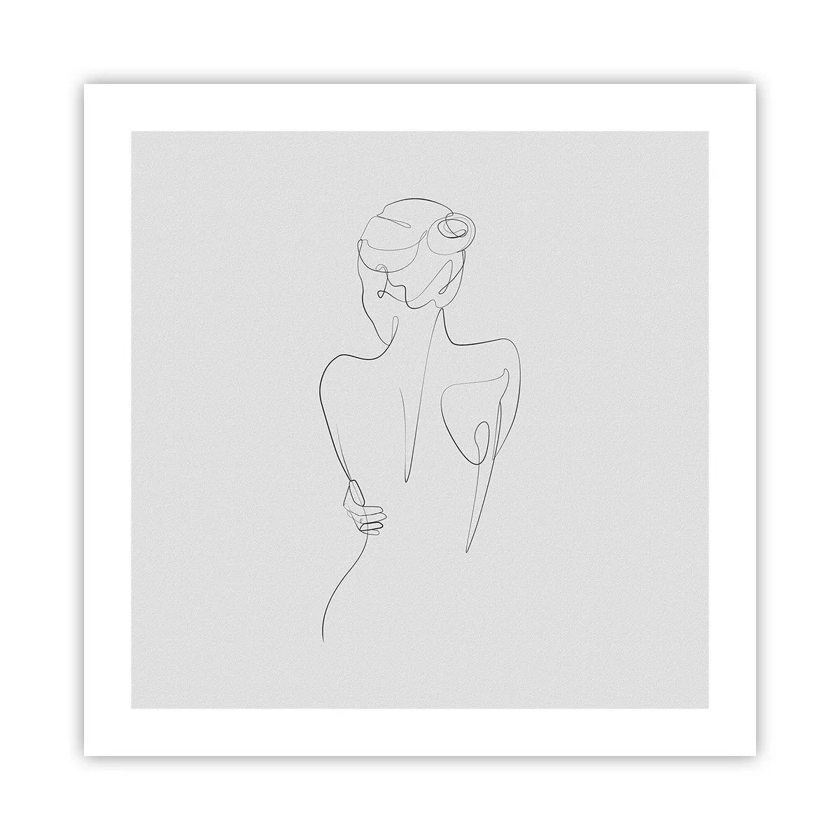 Plakat - Muzyka ciała - 50x50 cm