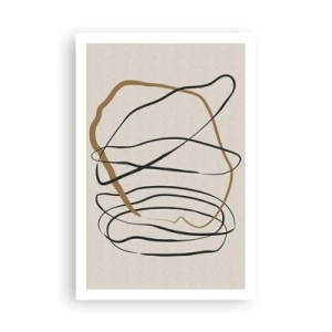 Plakat - Kompozycja – taniec opętaniec - 61x91 cm