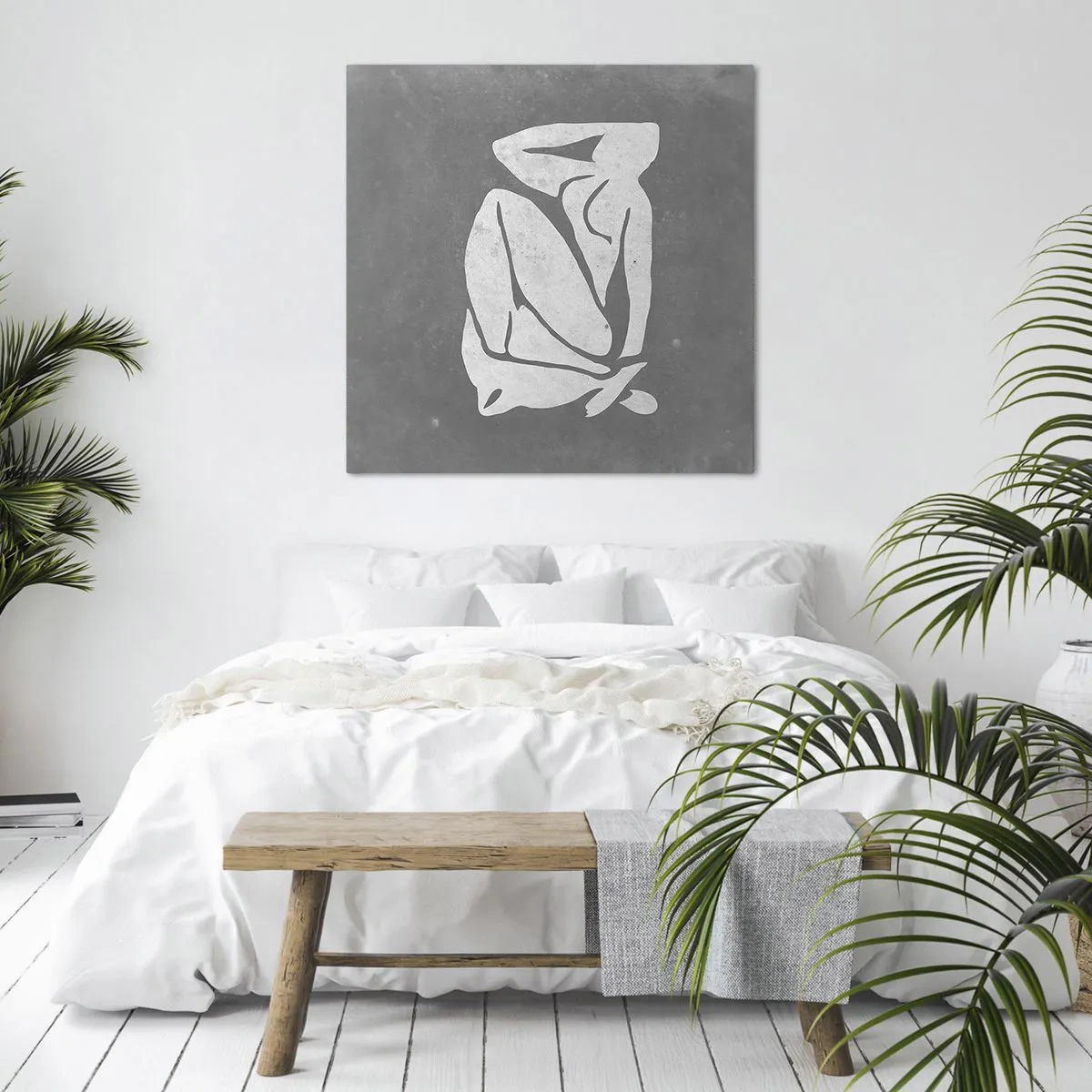 Obraz na płótnie - W zamyśleniu - 50x50 cm