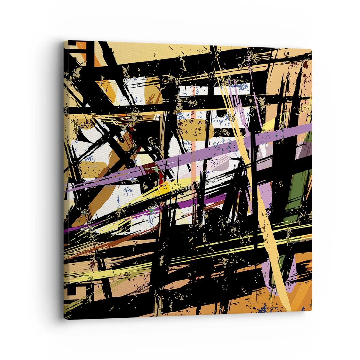 Obraz na płótnie - Ostre cięcie - 30x30 cm