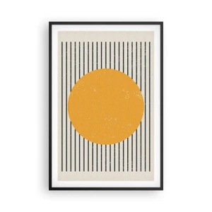 Plakat w czarnej ramie - Siła prostoty - 61x91 cm