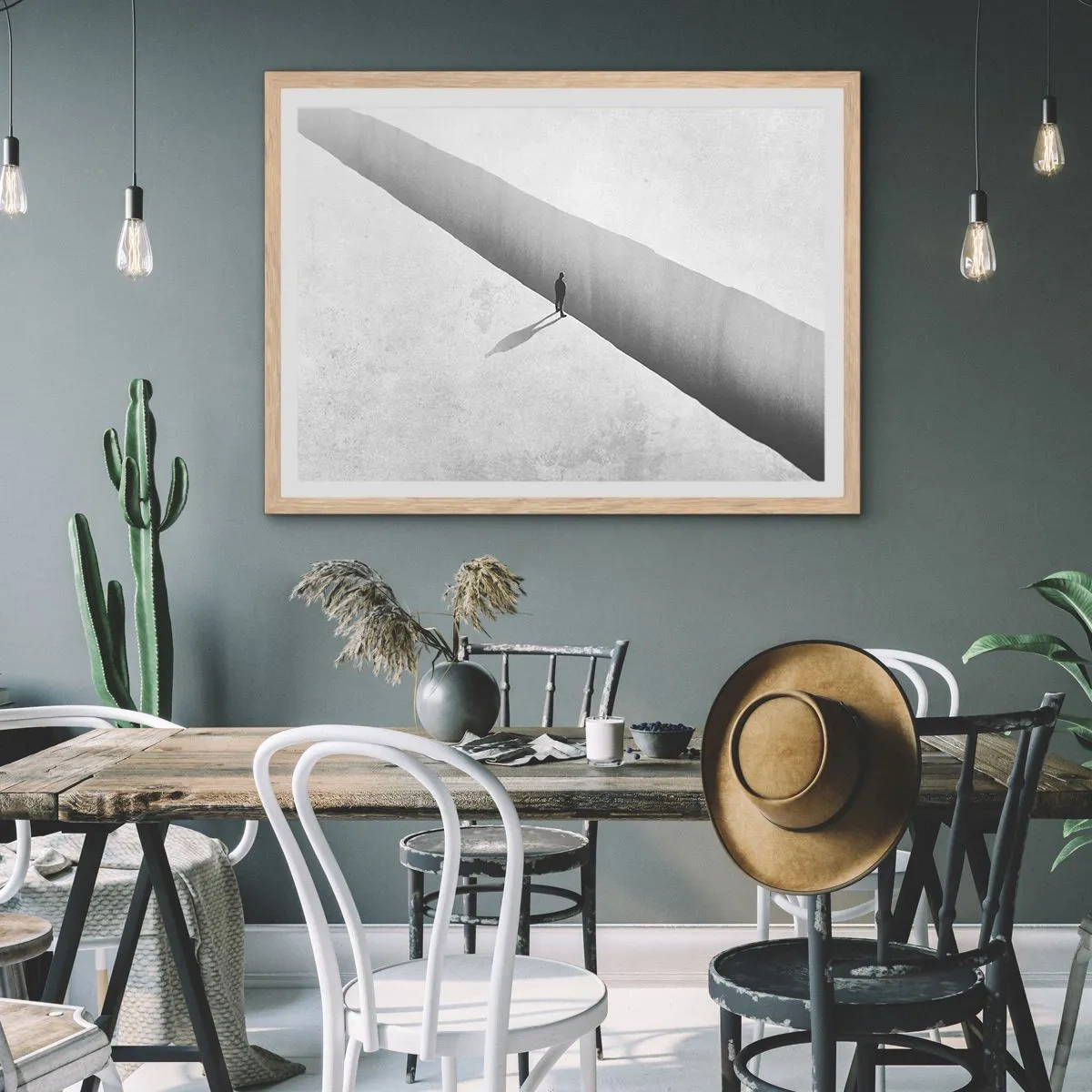 Plakat w ramie jasny dąb - Jasny cel - 40x30 cm