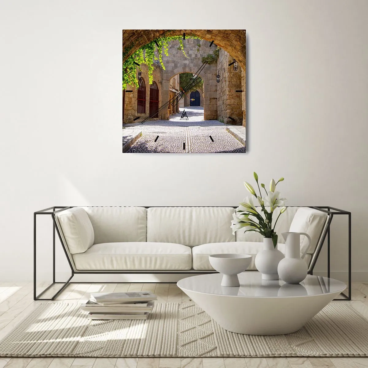 Zegar ścienny - Zaraz pojawi się orszak - 30x30 cm