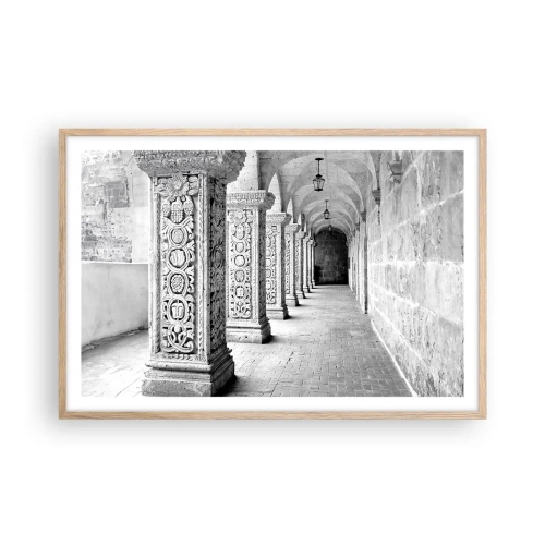 Plakat w ramie jasny dąb - A dokąd to…? - 91x61 cm