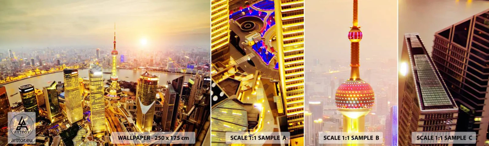 Fototapeta Próbka Standard Eco - Azjatycki sen - Miasto, Krajobraz, Architektura - 100x30 cm