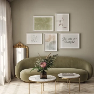Beautiful green olive - Inspiracja do salonu