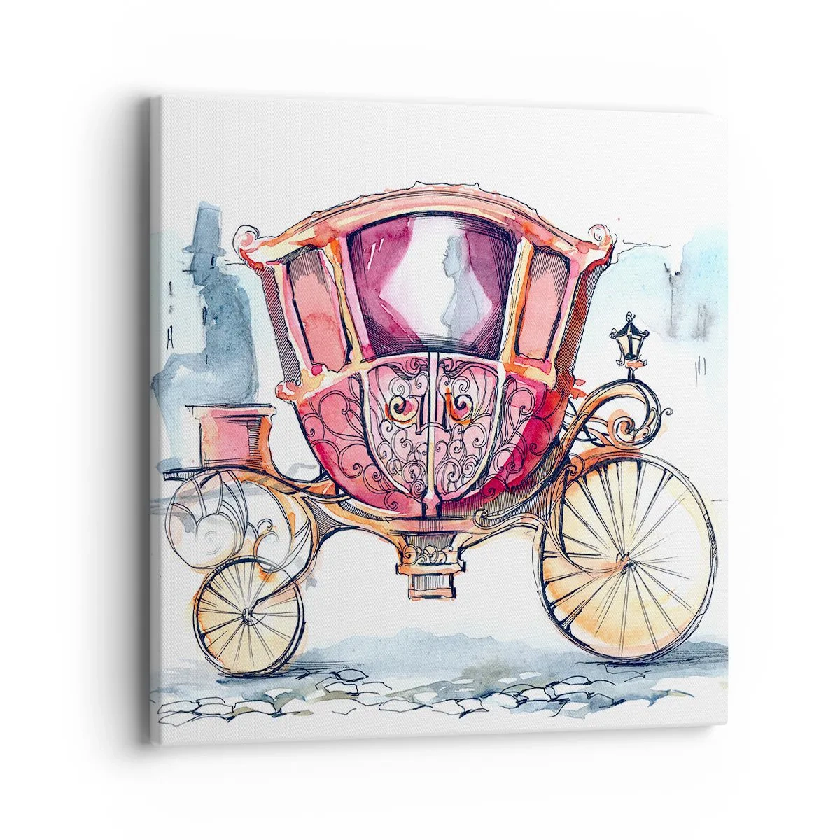 Obraz na płótnie - Do ślubu czy na bal? - 40x40 cm