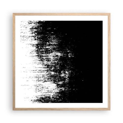 Plakat w ramie jasny dąb - I zwycięzcą jest… - 60x60 cm
